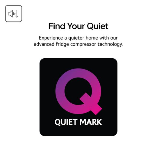 LG American Fridge Freezer - Silver - Quiet Mark